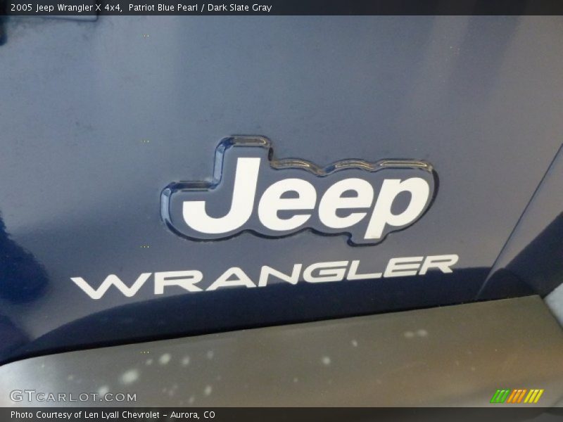 Patriot Blue Pearl / Dark Slate Gray 2005 Jeep Wrangler X 4x4