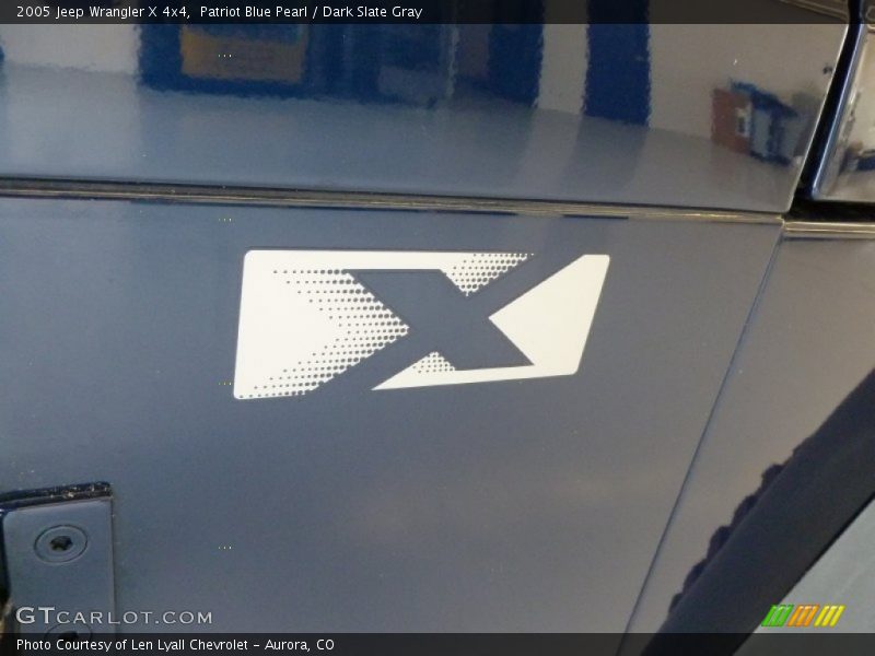 Patriot Blue Pearl / Dark Slate Gray 2005 Jeep Wrangler X 4x4