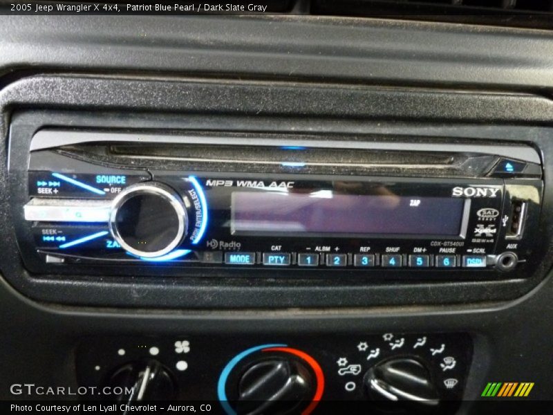 Patriot Blue Pearl / Dark Slate Gray 2005 Jeep Wrangler X 4x4