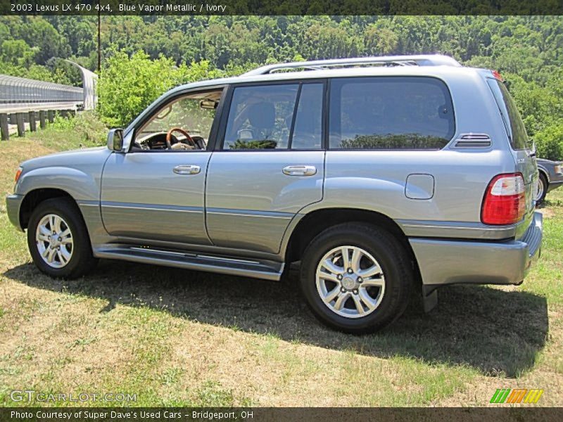 Blue Vapor Metallic / Ivory 2003 Lexus LX 470 4x4