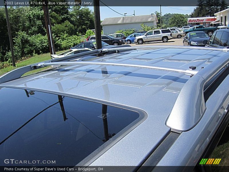 Blue Vapor Metallic / Ivory 2003 Lexus LX 470 4x4