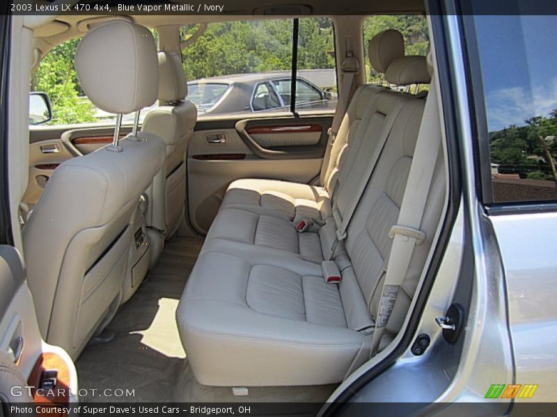 Blue Vapor Metallic / Ivory 2003 Lexus LX 470 4x4