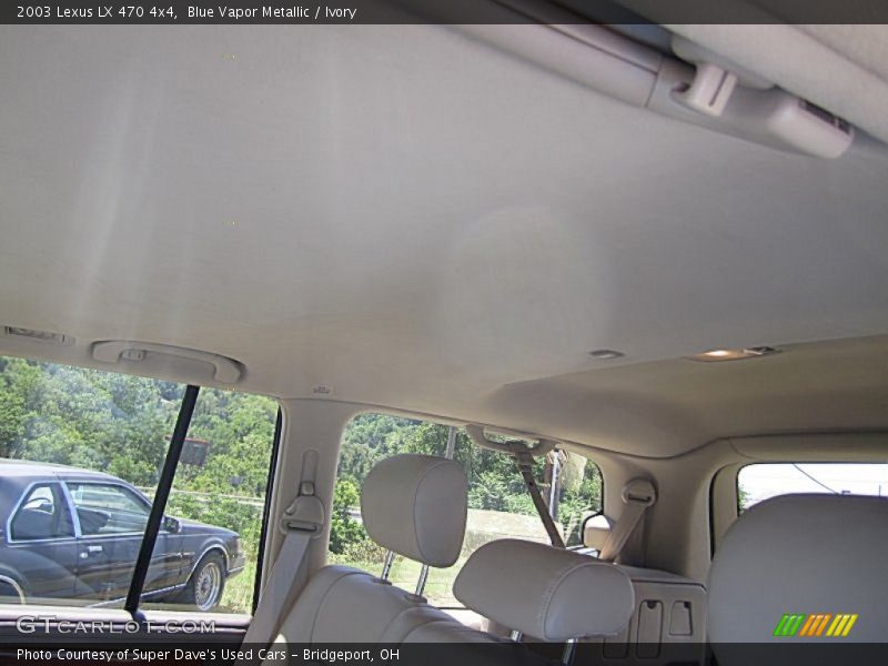 Blue Vapor Metallic / Ivory 2003 Lexus LX 470 4x4