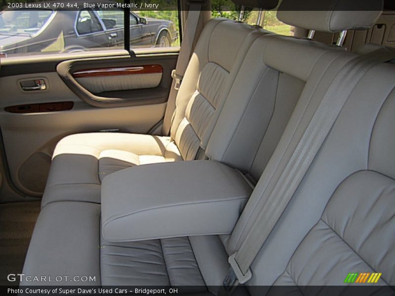 Blue Vapor Metallic / Ivory 2003 Lexus LX 470 4x4