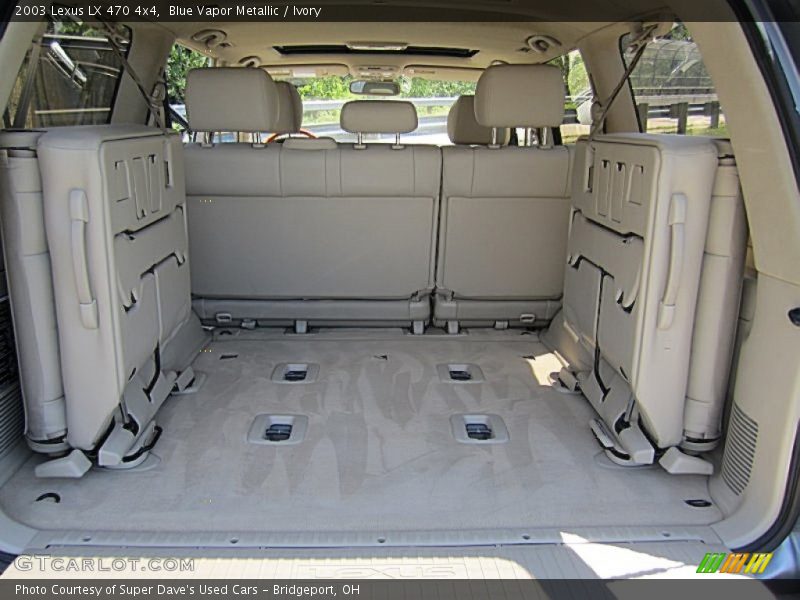 Blue Vapor Metallic / Ivory 2003 Lexus LX 470 4x4