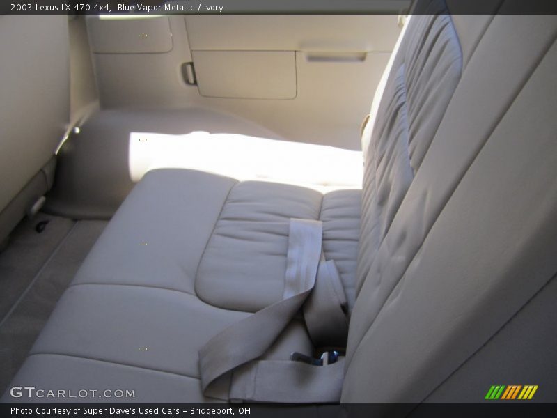 Blue Vapor Metallic / Ivory 2003 Lexus LX 470 4x4