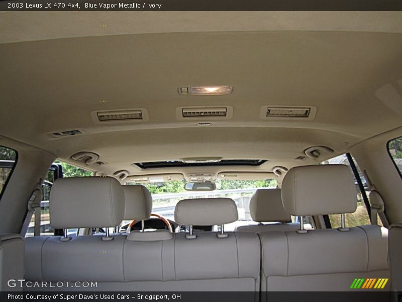 Blue Vapor Metallic / Ivory 2003 Lexus LX 470 4x4