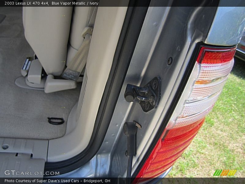 Blue Vapor Metallic / Ivory 2003 Lexus LX 470 4x4