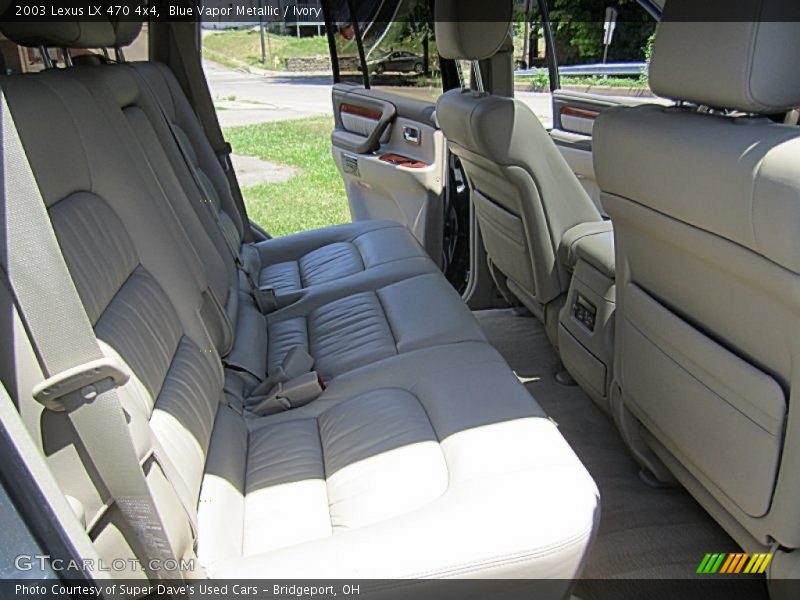Blue Vapor Metallic / Ivory 2003 Lexus LX 470 4x4