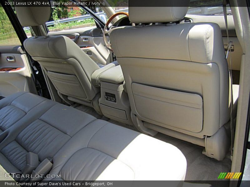Blue Vapor Metallic / Ivory 2003 Lexus LX 470 4x4