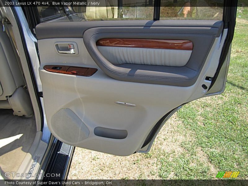 Blue Vapor Metallic / Ivory 2003 Lexus LX 470 4x4