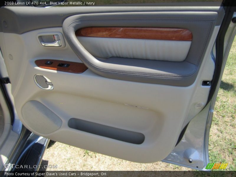 Blue Vapor Metallic / Ivory 2003 Lexus LX 470 4x4