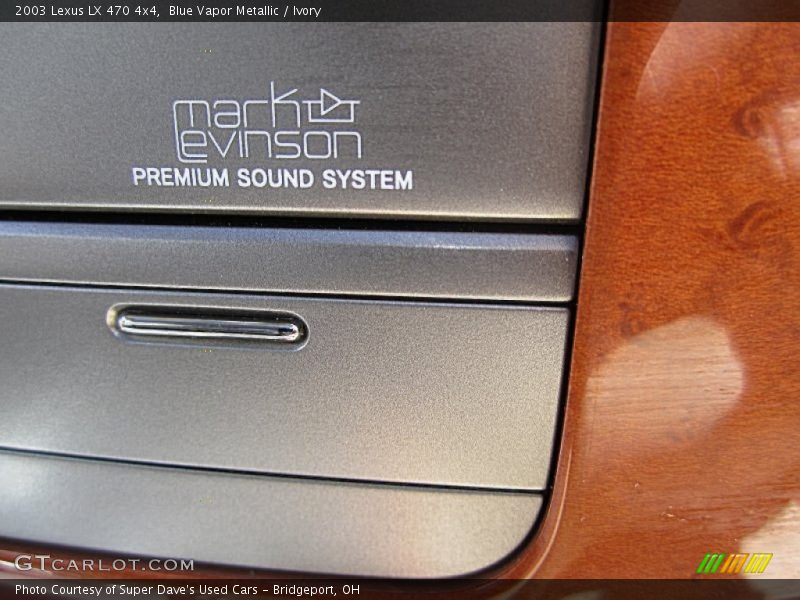 Blue Vapor Metallic / Ivory 2003 Lexus LX 470 4x4
