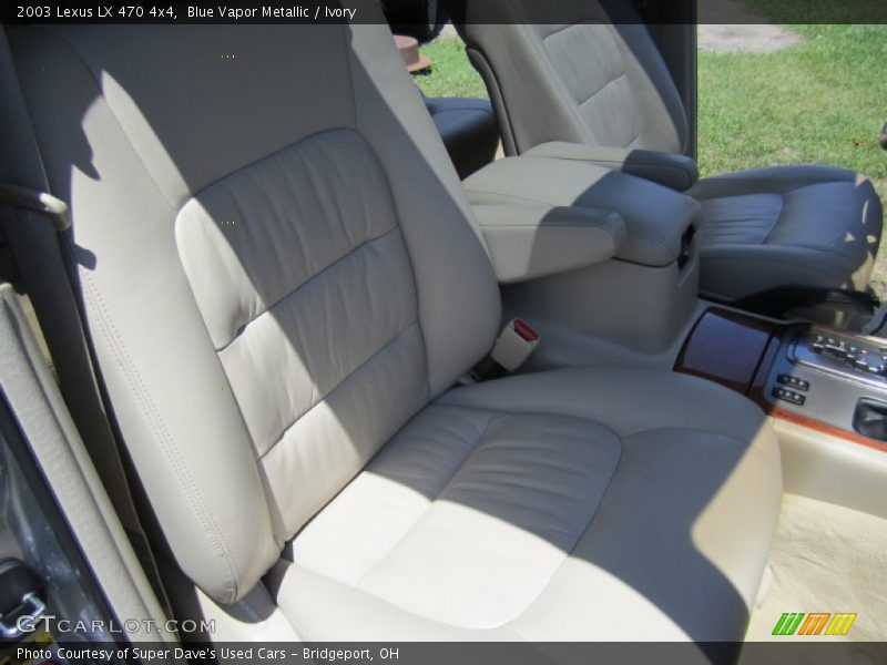 Blue Vapor Metallic / Ivory 2003 Lexus LX 470 4x4