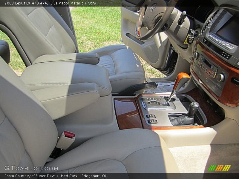 Blue Vapor Metallic / Ivory 2003 Lexus LX 470 4x4