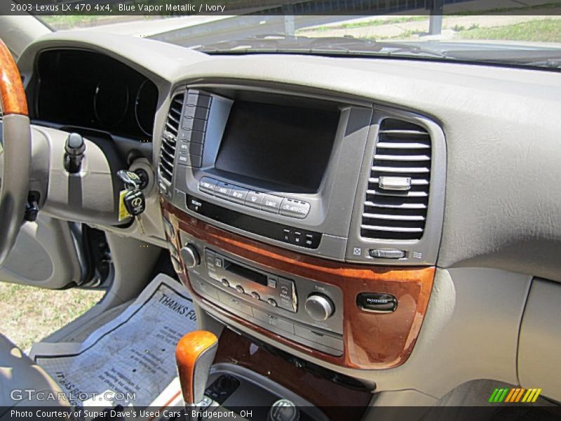 Blue Vapor Metallic / Ivory 2003 Lexus LX 470 4x4