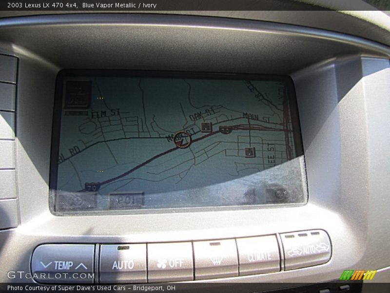 Blue Vapor Metallic / Ivory 2003 Lexus LX 470 4x4