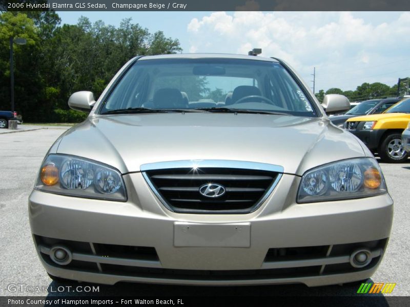 Champagne Beige / Gray 2006 Hyundai Elantra GLS Sedan