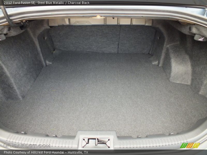 Steel Blue Metallic / Charcoal Black 2012 Ford Fusion SE