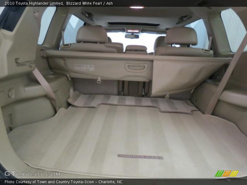 Blizzard White Pearl / Ash 2010 Toyota Highlander Limited