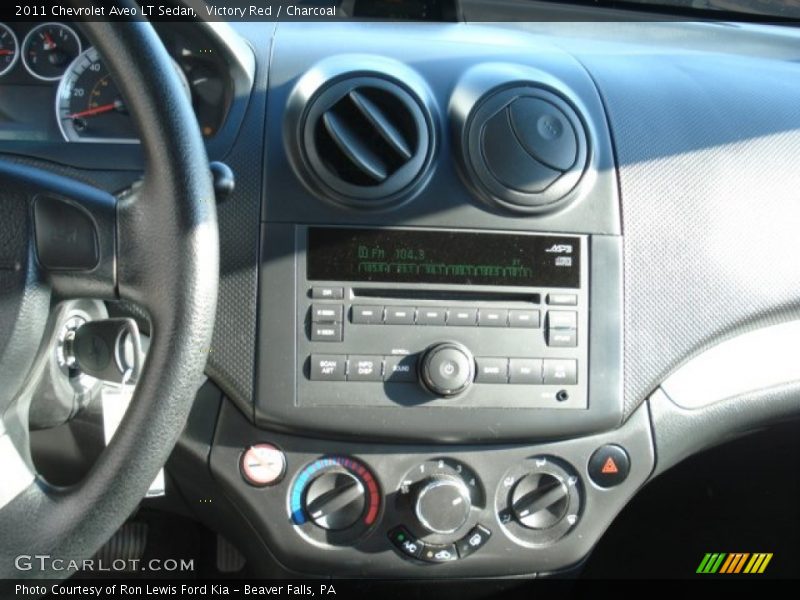 Victory Red / Charcoal 2011 Chevrolet Aveo LT Sedan