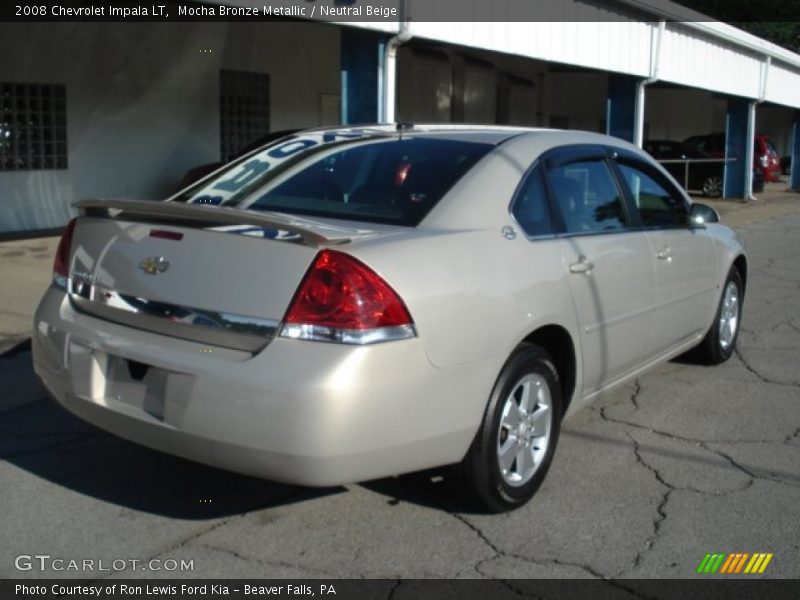 Mocha Bronze Metallic / Neutral Beige 2008 Chevrolet Impala LT