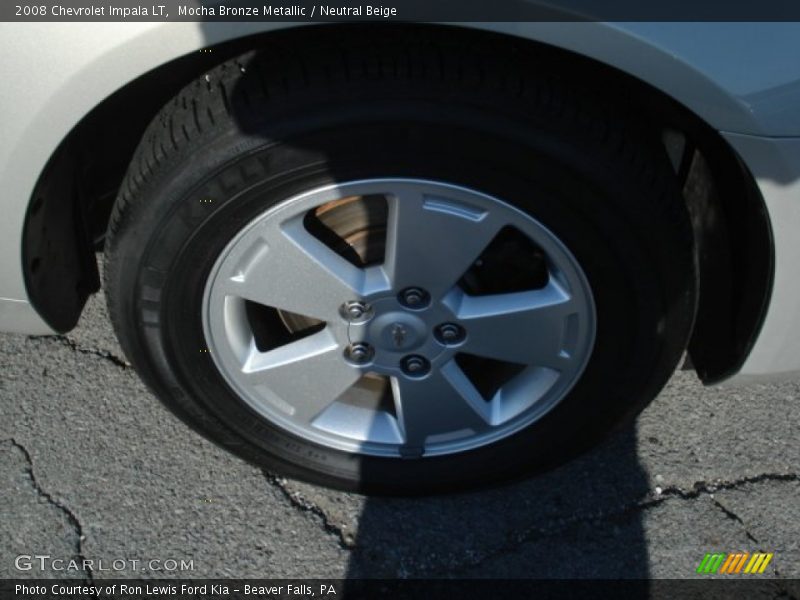 Mocha Bronze Metallic / Neutral Beige 2008 Chevrolet Impala LT