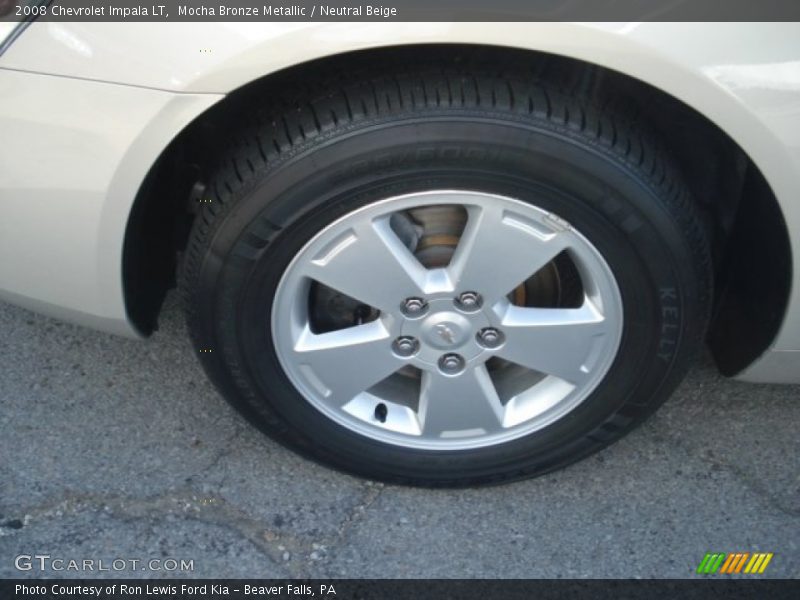 Mocha Bronze Metallic / Neutral Beige 2008 Chevrolet Impala LT