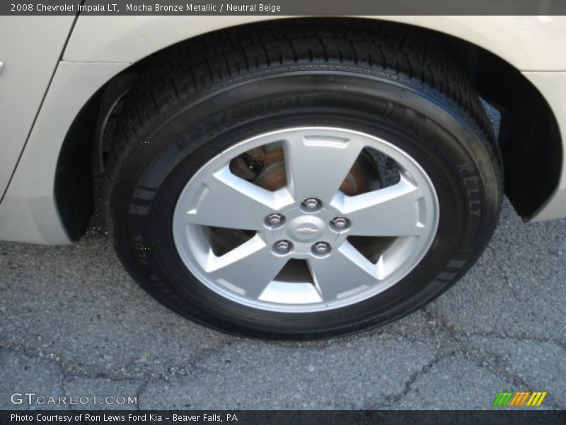 Mocha Bronze Metallic / Neutral Beige 2008 Chevrolet Impala LT