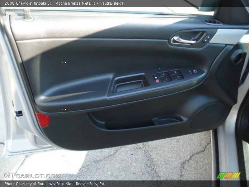 Mocha Bronze Metallic / Neutral Beige 2008 Chevrolet Impala LT