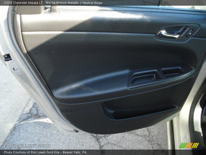 Mocha Bronze Metallic / Neutral Beige 2008 Chevrolet Impala LT