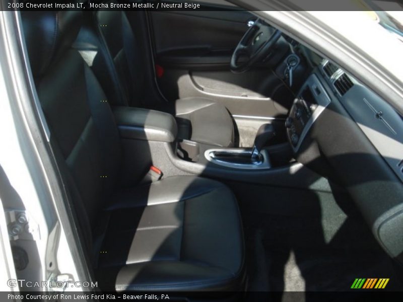 Mocha Bronze Metallic / Neutral Beige 2008 Chevrolet Impala LT