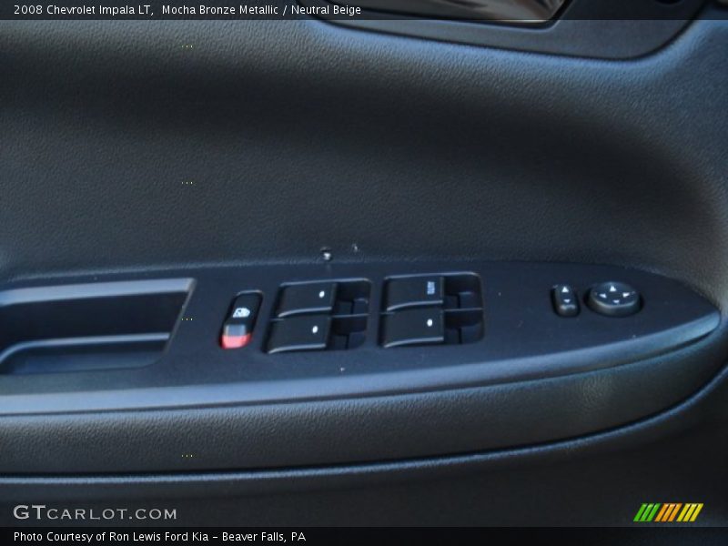 Mocha Bronze Metallic / Neutral Beige 2008 Chevrolet Impala LT