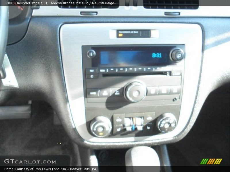 Mocha Bronze Metallic / Neutral Beige 2008 Chevrolet Impala LT