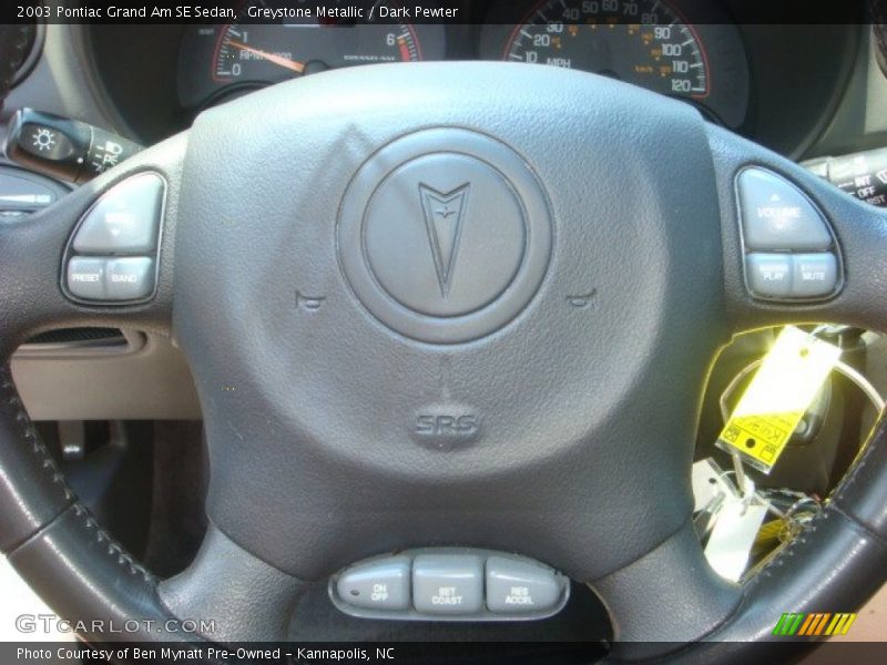 Greystone Metallic / Dark Pewter 2003 Pontiac Grand Am SE Sedan