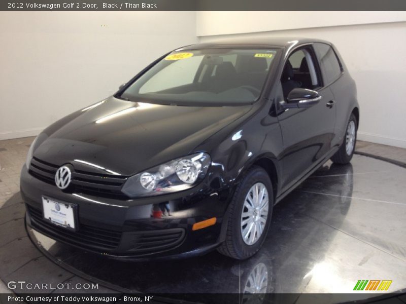 Black / Titan Black 2012 Volkswagen Golf 2 Door
