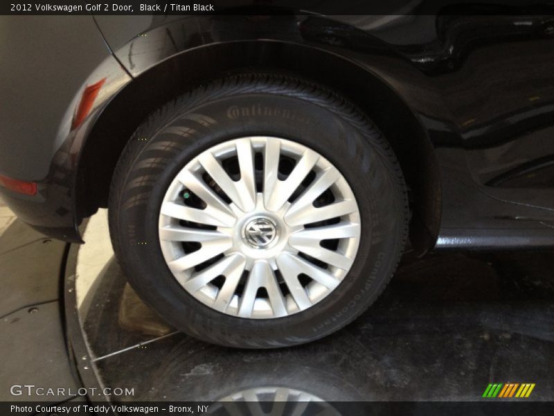 Black / Titan Black 2012 Volkswagen Golf 2 Door
