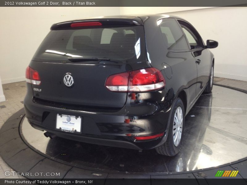 Black / Titan Black 2012 Volkswagen Golf 2 Door