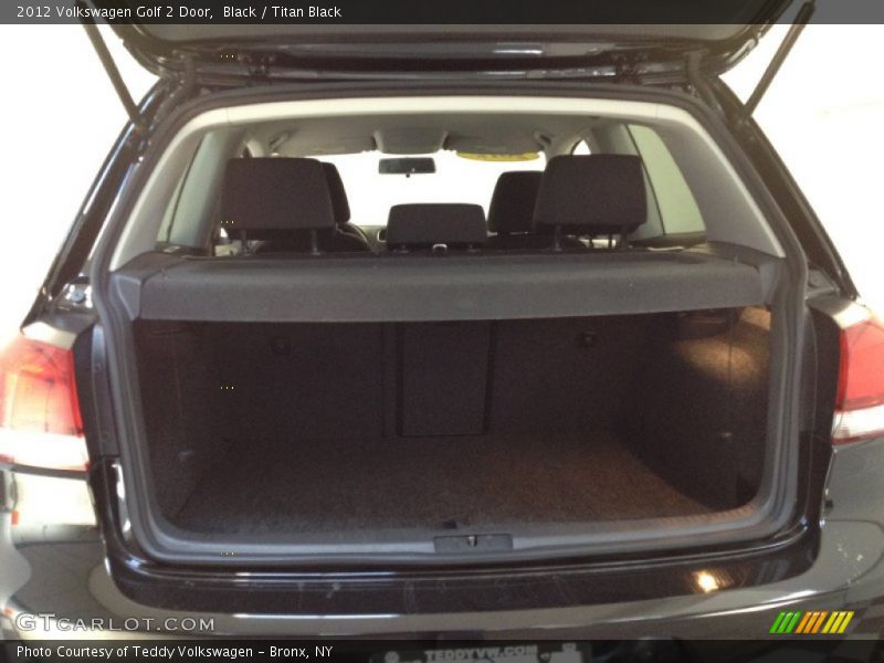 Black / Titan Black 2012 Volkswagen Golf 2 Door