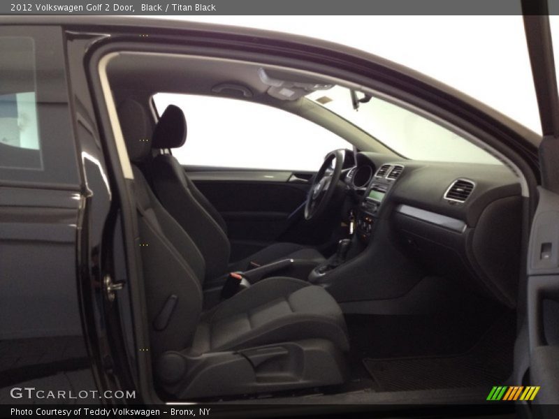 Black / Titan Black 2012 Volkswagen Golf 2 Door