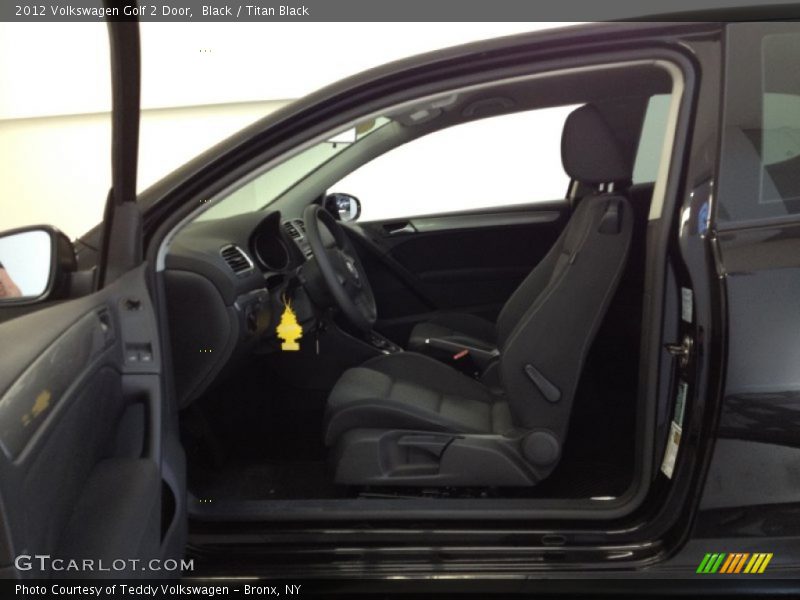 Black / Titan Black 2012 Volkswagen Golf 2 Door