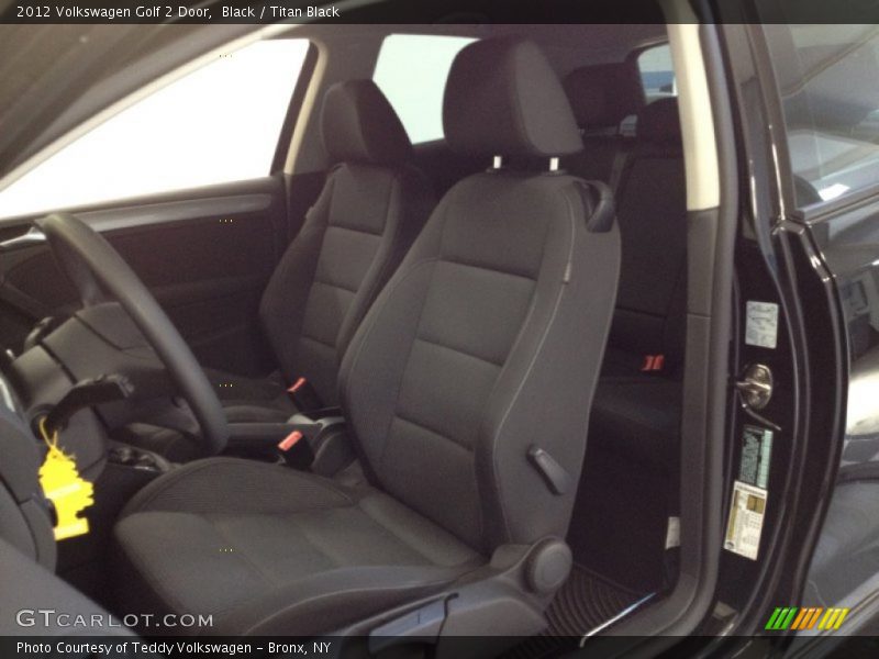 Black / Titan Black 2012 Volkswagen Golf 2 Door
