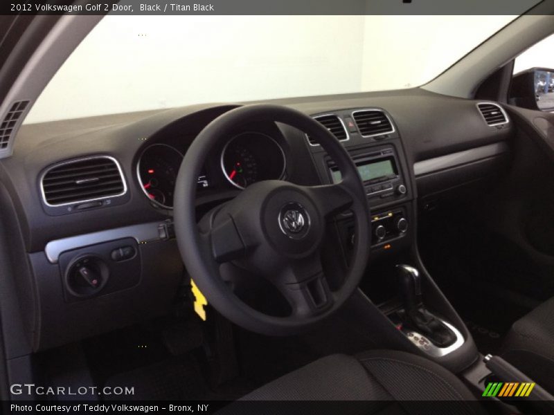 Black / Titan Black 2012 Volkswagen Golf 2 Door