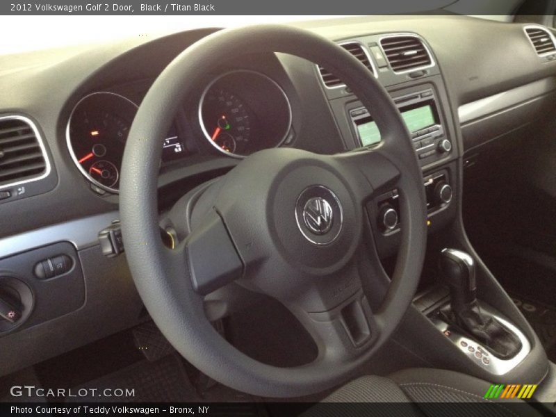 Black / Titan Black 2012 Volkswagen Golf 2 Door