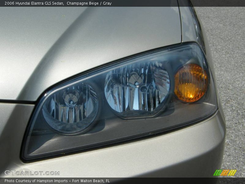 Champagne Beige / Gray 2006 Hyundai Elantra GLS Sedan