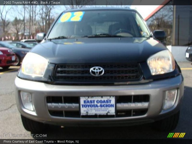 Black / Taupe 2002 Toyota RAV4 4WD