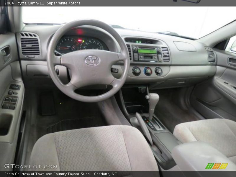 Super White / Stone 2004 Toyota Camry LE