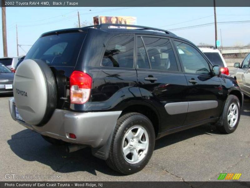 Black / Taupe 2002 Toyota RAV4 4WD