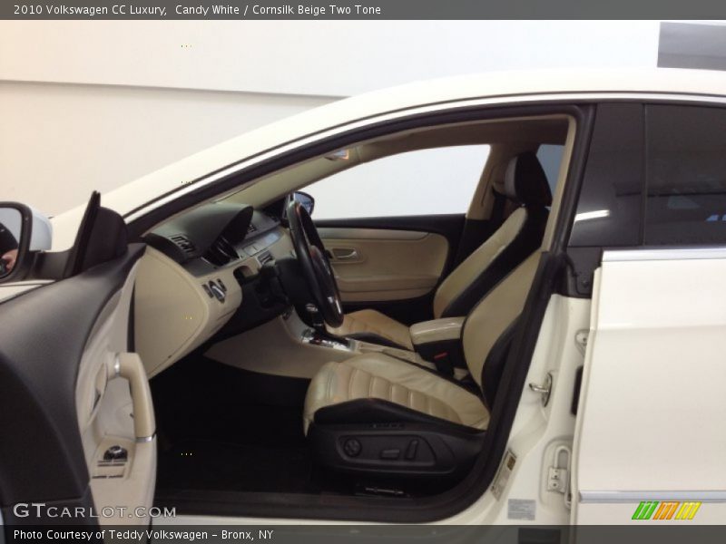 Candy White / Cornsilk Beige Two Tone 2010 Volkswagen CC Luxury