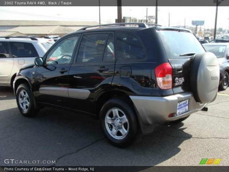 Black / Taupe 2002 Toyota RAV4 4WD